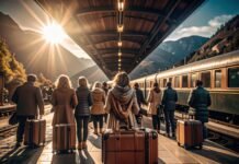 apagón masivo en europa, problemas en transporte