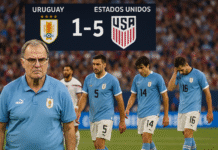 Uruguay 1-5 Estados Unidos: la peor cara de la era Bielsa en un amistoso para el olvido