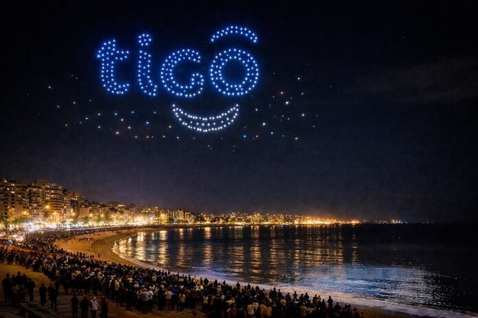 Lanzamiento de TIGO en la rambla de Uruguay
