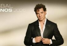 David Bisbal en el Antel Arena: Tour Eternos 2026 celebra 25 años de carrera el 17 de octubre David Bisbal Tour Eternos 2026 Antel Arena Montevideo 17 de octubre